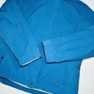 L.L.Bean Women's M 3-in-1 Interchange Jacket Waterproof Shell Zip-In Fleece Teal